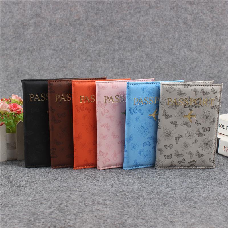 Index Card Holder - Funda de pasaporte de cuero PU
