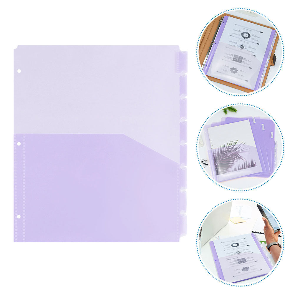 Tab Divider A4 - 2 Juegos de Divisores de Plástico
