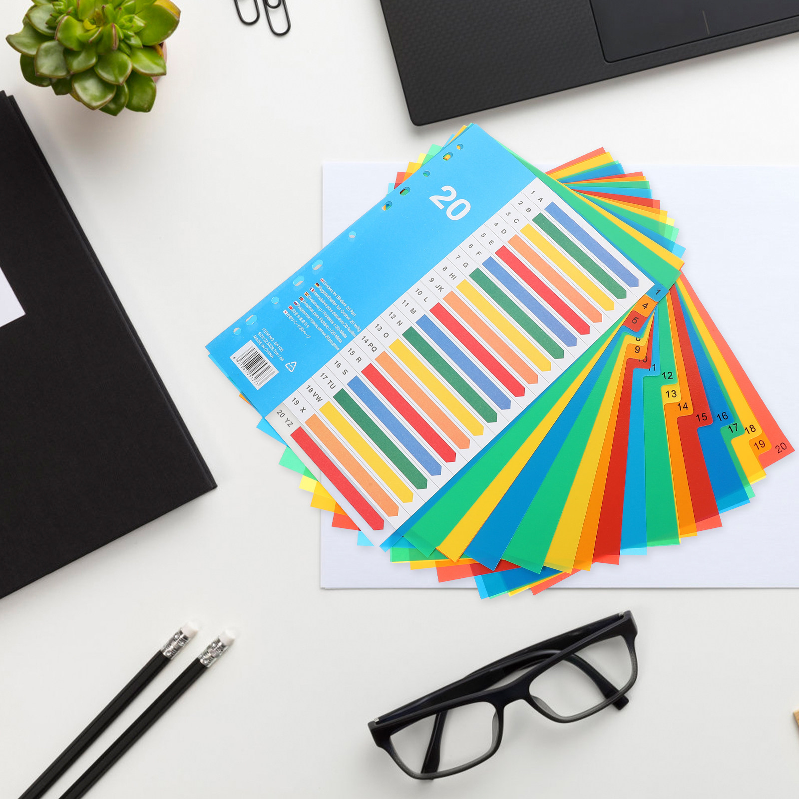 5 Divisores de Plástico PP Pre - Tab Divider A4 reseña y precio