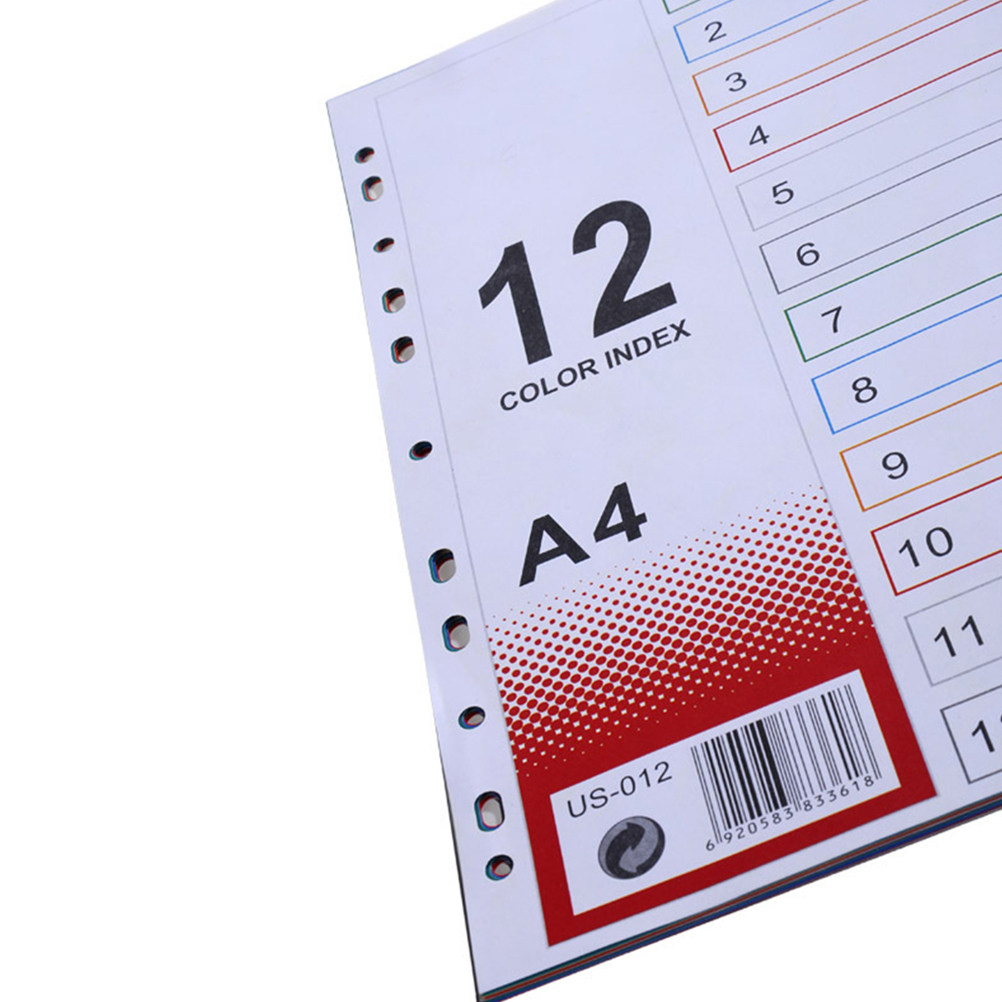2 piezas de recambios de papel - Tab Divider A4 reseña y precio
