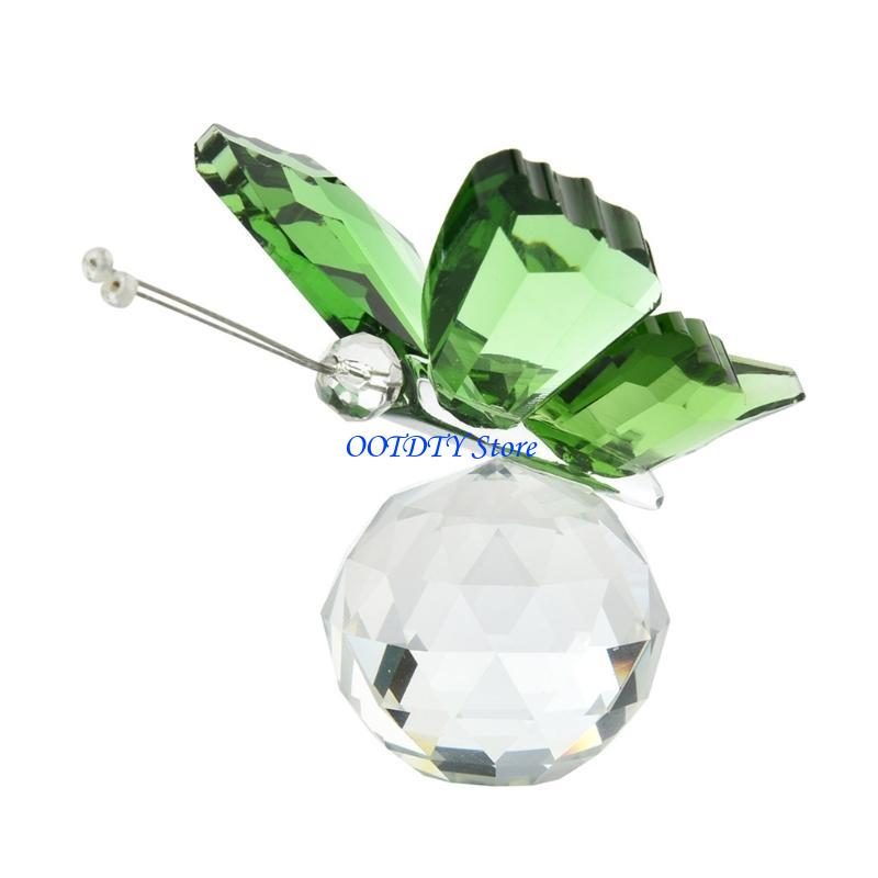 mariposa 367A con base bola, a - Paper Weight Crystal reseña y precio