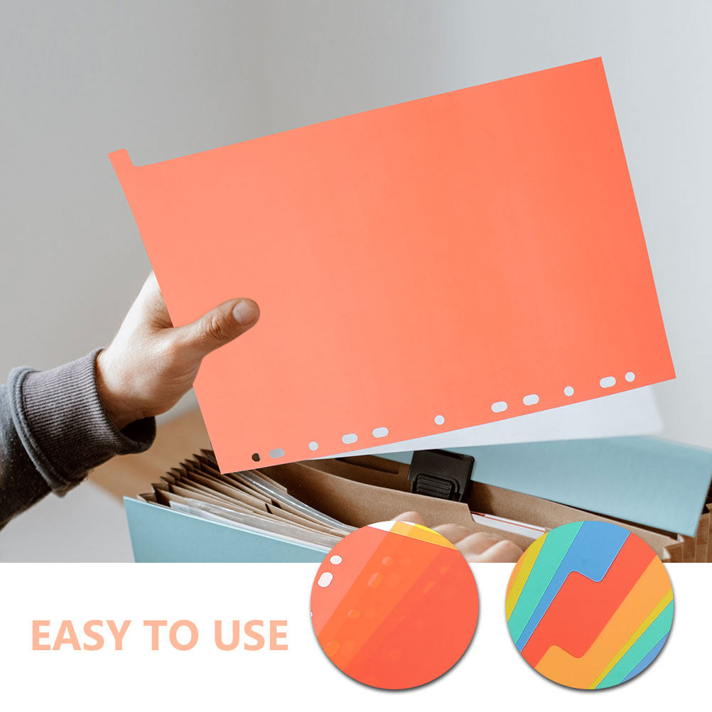 Separadores de PVC con pestaña - Tab Divider A4 reseña y precio