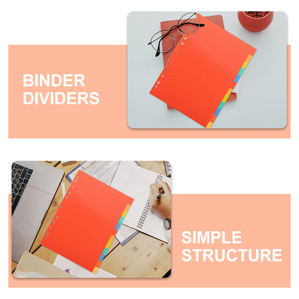 Separadores de PVC con pestaña - Tab Divider A4 reseña y precio