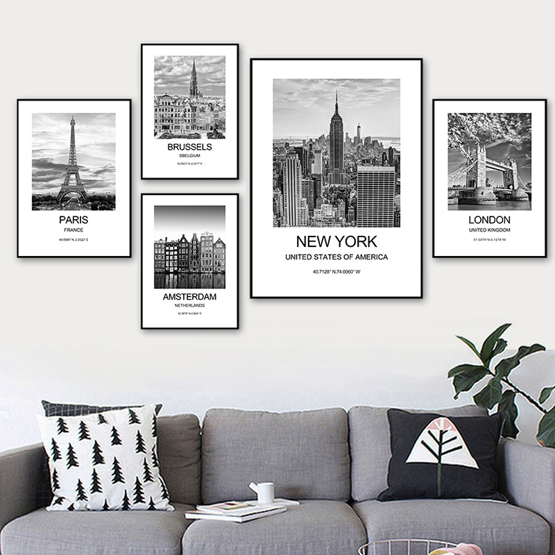 Póster de ciudad de Nueva York - Ink Blotter Paper reseña y precio